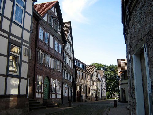 Die Weserstraße in Bodenwerder